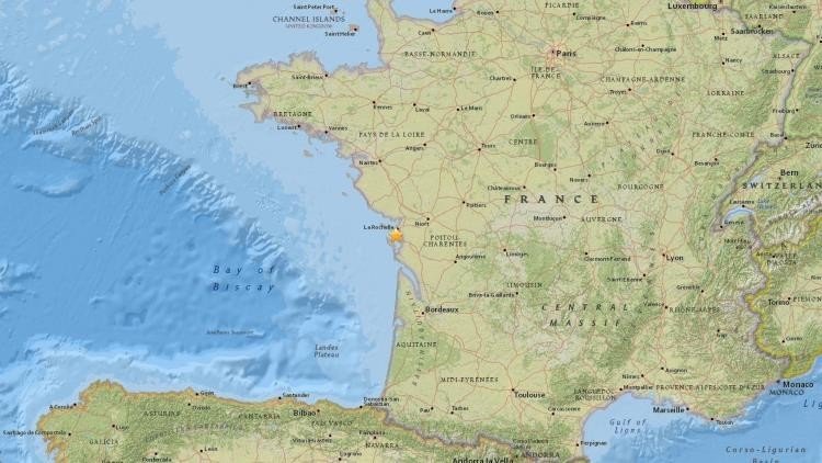 Un sismo de magnitud 4,6 sacude el oeste de Francia