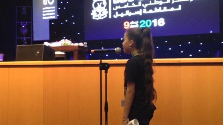 Conozca a la periodista más joven de Oriente Medio (video)