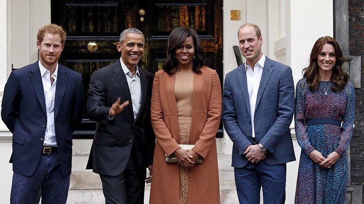 Los Obama y la familia real británica se declaran la guerra en Twitter