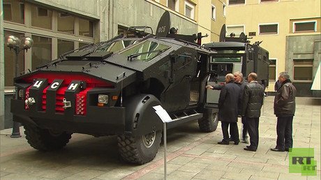 'Batimóvil' ruso y el Tigr del FSB debutan en una operación antiterrorista (Video)