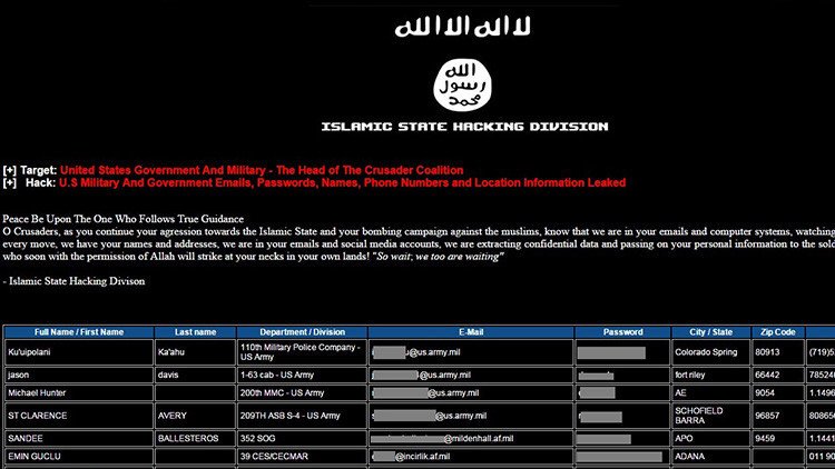 'Hackers' del Estado Islámico afirman que lograron infiltrarse en el Ministerio de Defensa británico