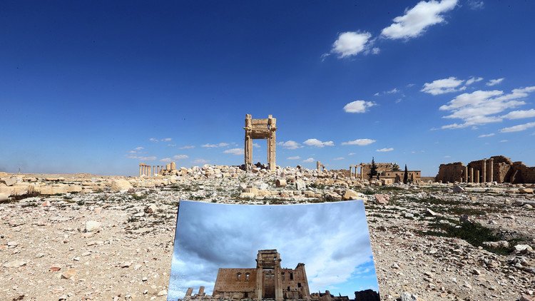 Militares rusos logran desminar por completo la histórica ciudad de Palmira