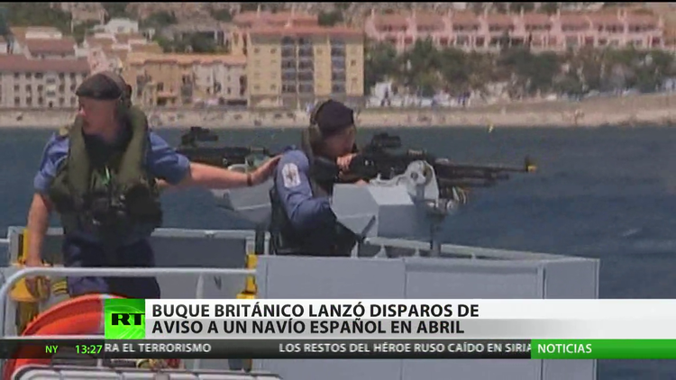 Barco británico lanzó disparos de advertencia contra un buque patrullero español en Gibraltar
