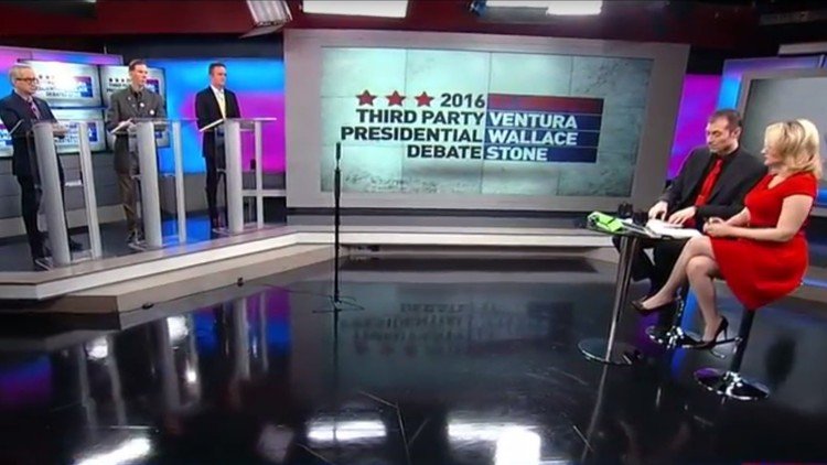 RT America abre los debates presidenciales a los candidatos de las fuerzas minoritarias