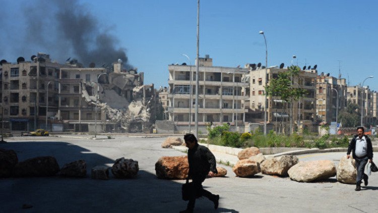 Atacan con armas químicas un barrio de Alepo 