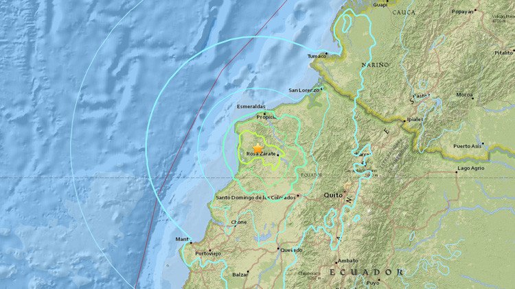 Fuerte terremoto sacude Ecuador y se siente en Colombia