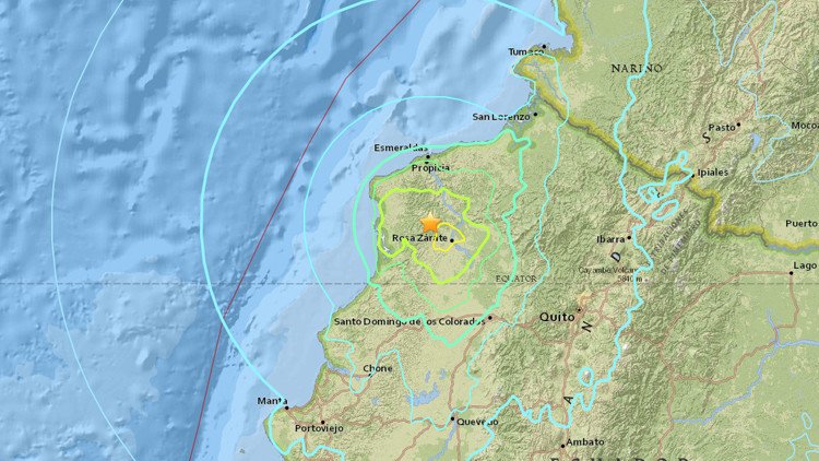 Un segundo fuerte terremoto en un día de magnitud 6,8 sacude Ecuador