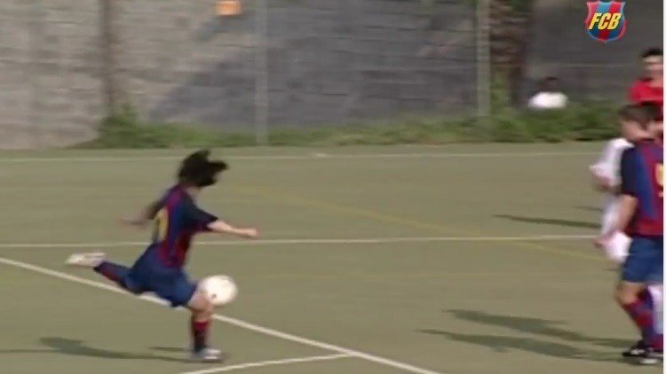 Video inédito: Así jugaba Lionel Messi a los 16 años