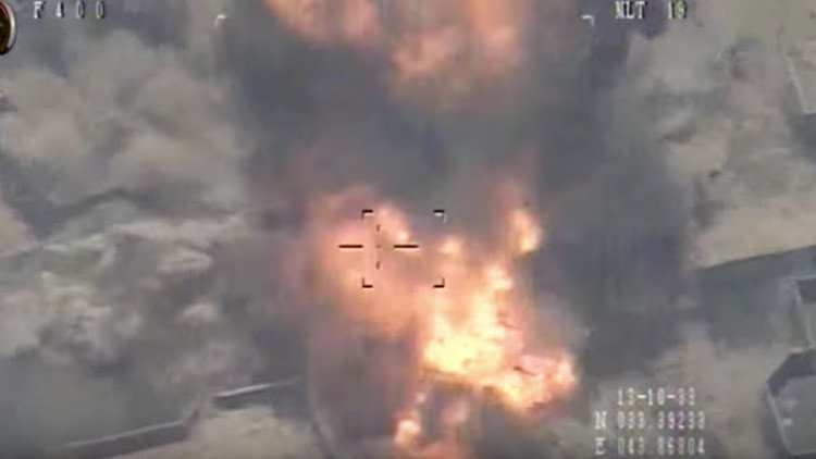 Primeras imágenes de ataques aéreos del Ejército iraquí contra el Estado Islámico en Faluya (video)