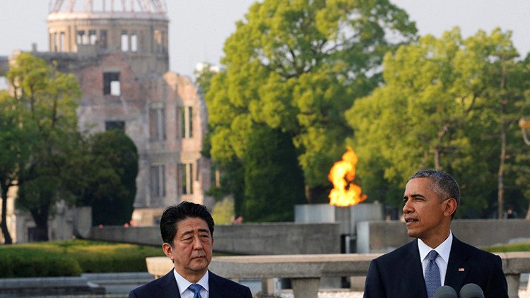 Llora las muertes pero no se disculpa: histórica visita de Obama a Hiroshima