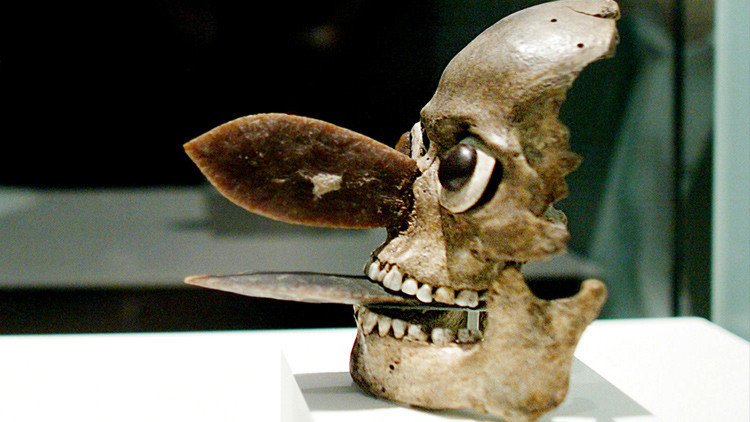 Revelan el origen de las tenebrosas máscaras aztecas hechas de cráneos humanos