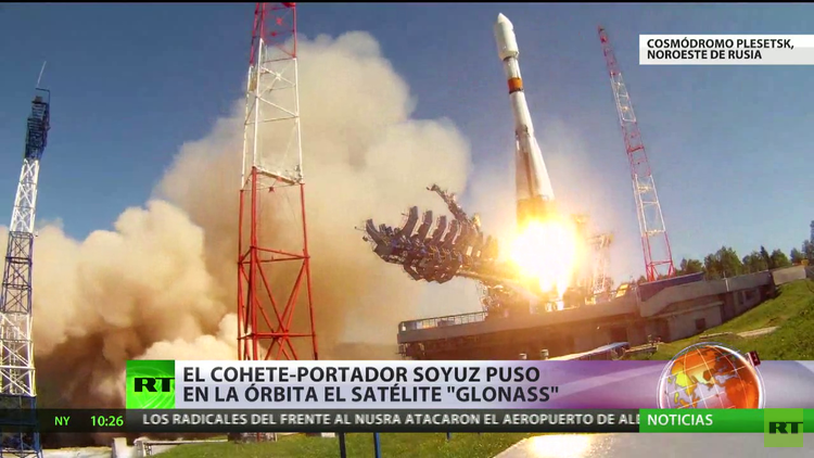 Lanzan un cohete portador con un satélite de navegación ruso GLONASS