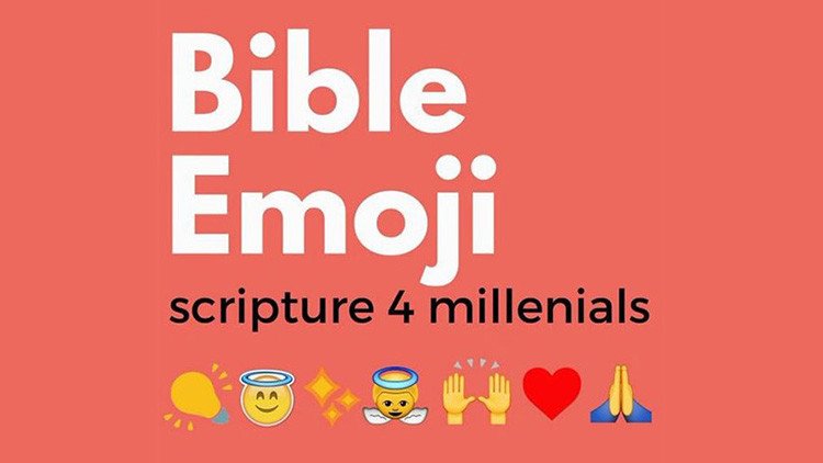 La Biblia, traducida al idioma de los emoticonos: "Una forma divertida de compartir el Evangelio"