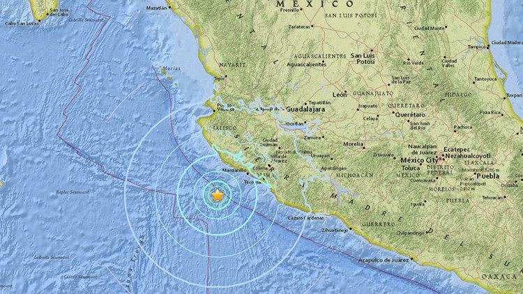 Un terremoto de magnitud 6,2 sacude la costa occidental de México