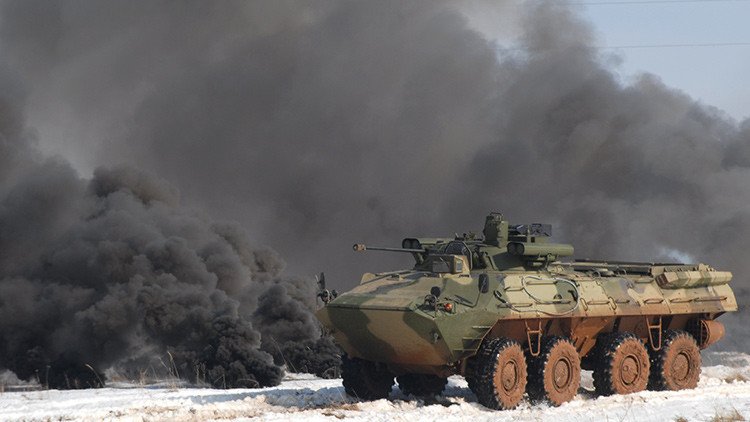 Rusia desarrolla un silencioso vehículo blindado sobre ruedas