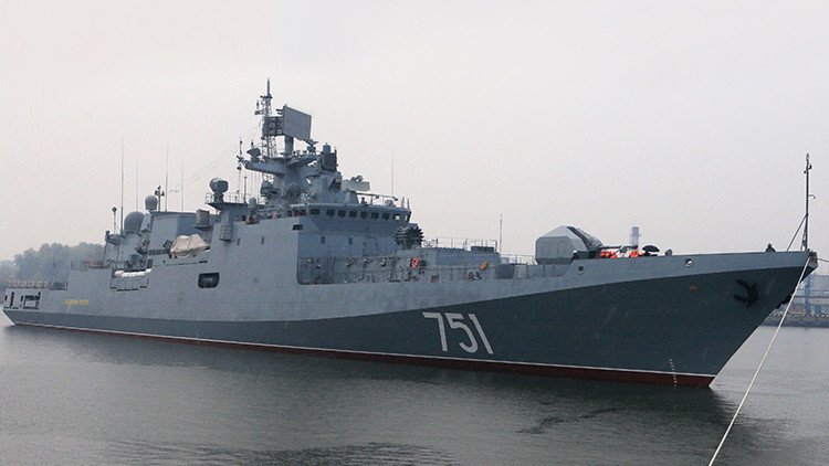 La Flota rusa del Mar Negro se renueva con una fragata avanzada