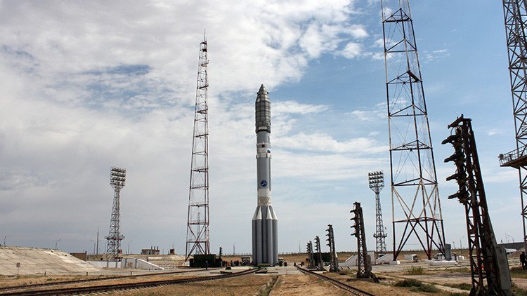 VIDEO: Lanzamiento del cohete portador ruso Protón-M con un satélite estadounidense