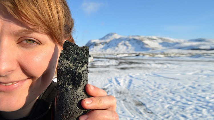 Un experimento convierte el dióxido de carbono en piedra