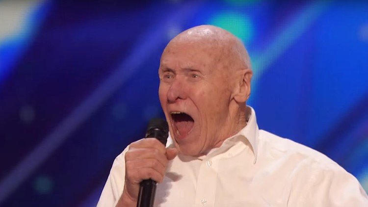 Un abuelo rockero sorprende a todos en un concurso