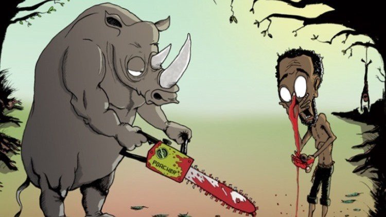 ¿Y si fuera al revés?: Aterradoras caricaturas revelan la triste realidad de los animales 