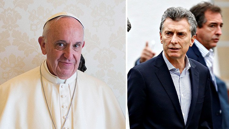 "No me gusta el número 666": Francisco rechaza una donación del presidente argentino Mauricio Macri