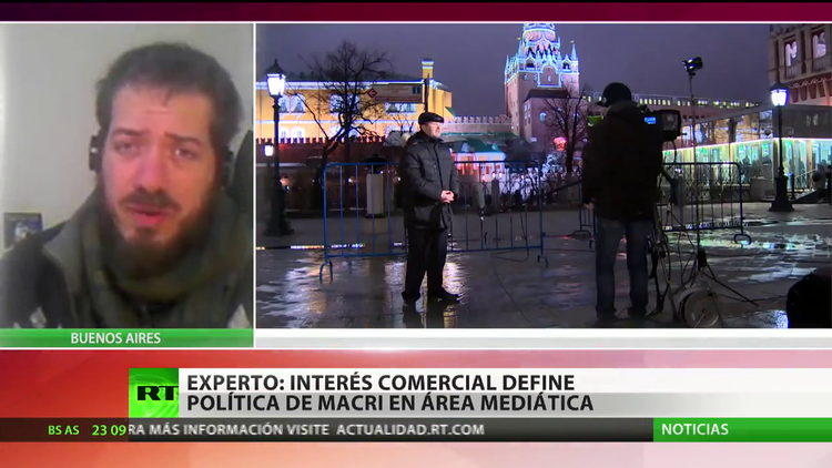 "El interés comercial define la política de Macri en el área mediática"