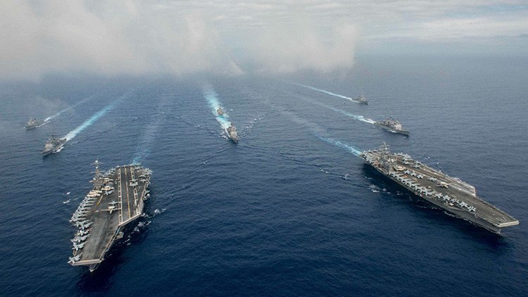 EE.UU. envía dos portaaviones al mar de Filipinas en medio de las tensiones con China