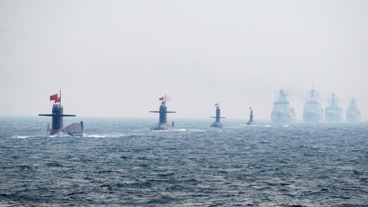 Publican la primera imagen de cerca de un submarino secreto de China