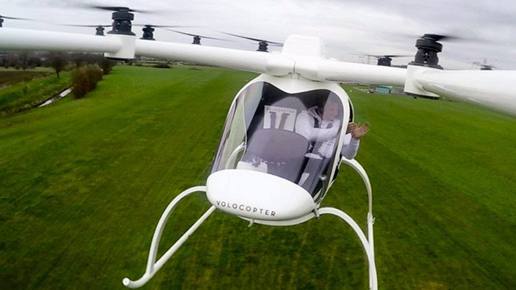 Volocopter: enorme multicóptero de pasajeros revoluciona el sistema de transporte (VIDEO, FOTOS)