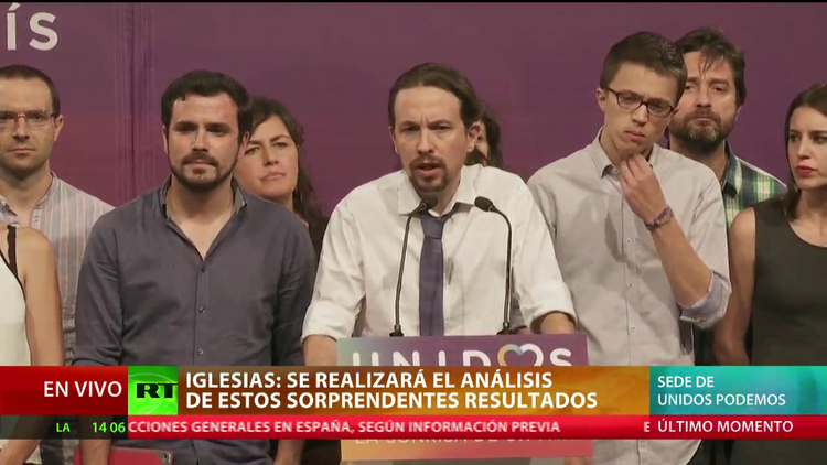 Pablo Iglesias tras el recuento de votos: "Tenemos que analizar los resultados"