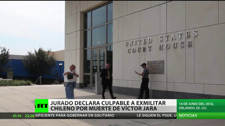 Declaran culpable a un exmilitar chileno por la muerte de Víctor Jara