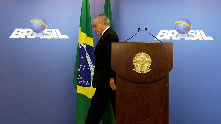 El descontento en Brasil por Michel Temer crece al 70%
