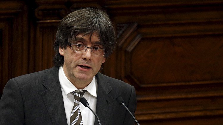 El presidente catalán llama acelerar el proceso de independencia de Cataluña 