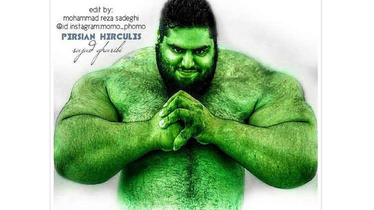 FOTOS: Conozca al 'Hulk' iraní, capaz de levantar 175 kilos