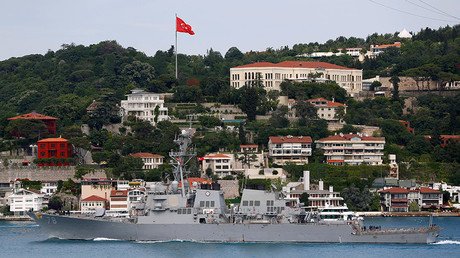 El destructor estadounidense USS Porter entra en aguas del mar Negro (fotos, video)