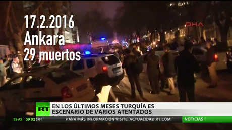 Turquía se convierte en escenario recurrente de ataques terroristas
