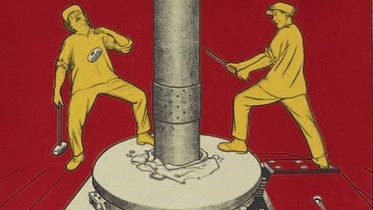 10 carteles soviéticos que muestran cómo sobrevivir en el trabajo