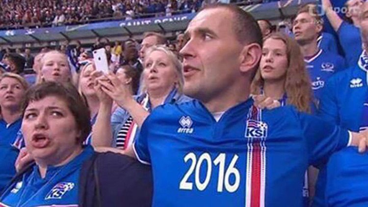 El fanático de la Selección de Islandia que se hizo viral en todo el mundo