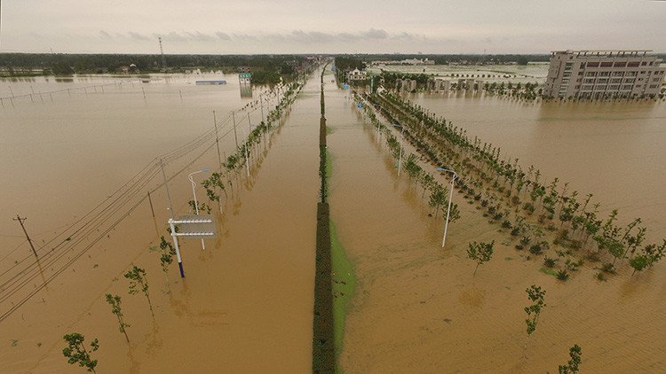 Las lluvias se saldan con casi 130 muertos y devastación agrícola en China