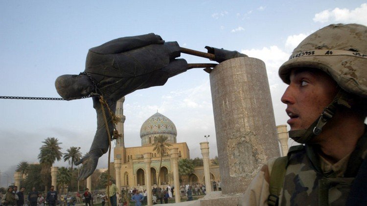 ¡Saddam, regresa!: un iraquí se arrepiente de haber derribado la estatua de Hussein 