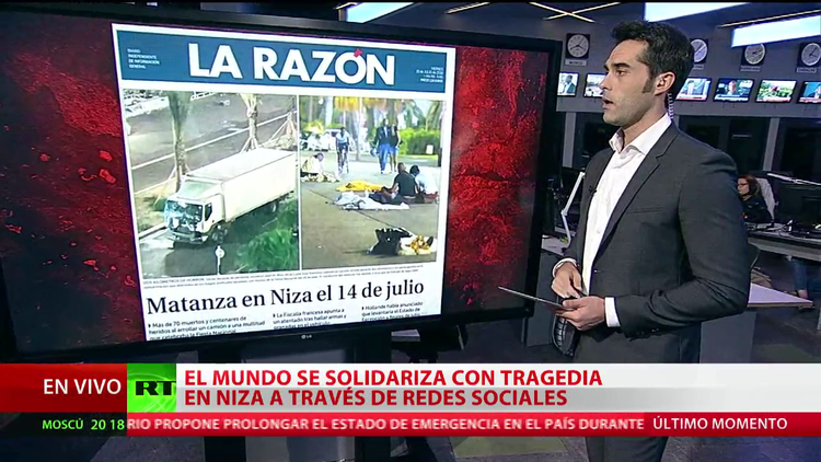 El mundo se solidariza con la tragedia de Niza a través de las redes sociales