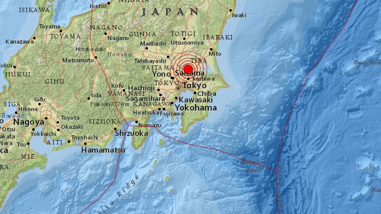 Tokio: Un sismo de magnitud 5,1 hace temblar edificios 