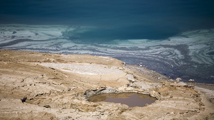Un dron evidencia que el mar Muerto está en las últimas (video)