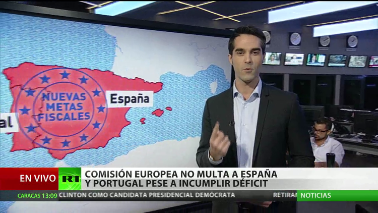 La Comisión europea libera a España y a Portugal de la multa pese a incumplir déficit