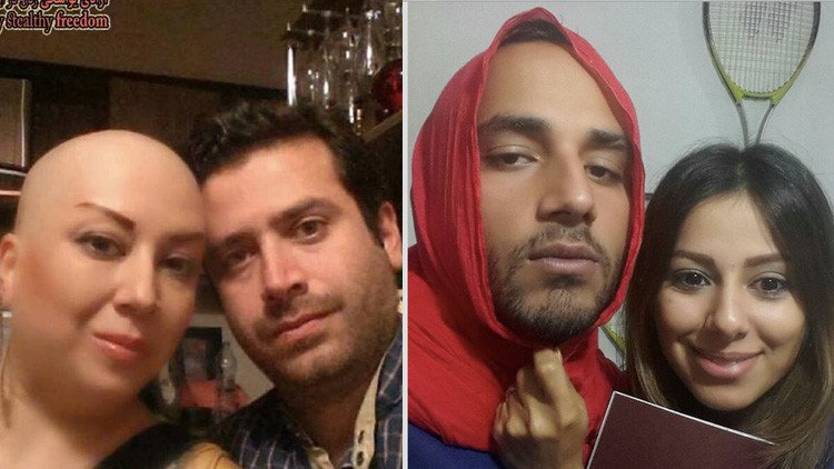 FOTOS: Así lucen los hombres iraníes que usan velo en solidaridad con las mujeres