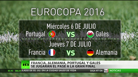 Francia, Alemania, Portugal y Gales se jugarán el pase a la gran final de la Eurocopa