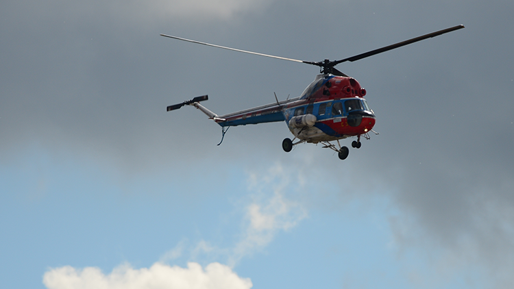 Dos muertos tras estrellarse un helicóptero Mi-2 en el sur de Rusia