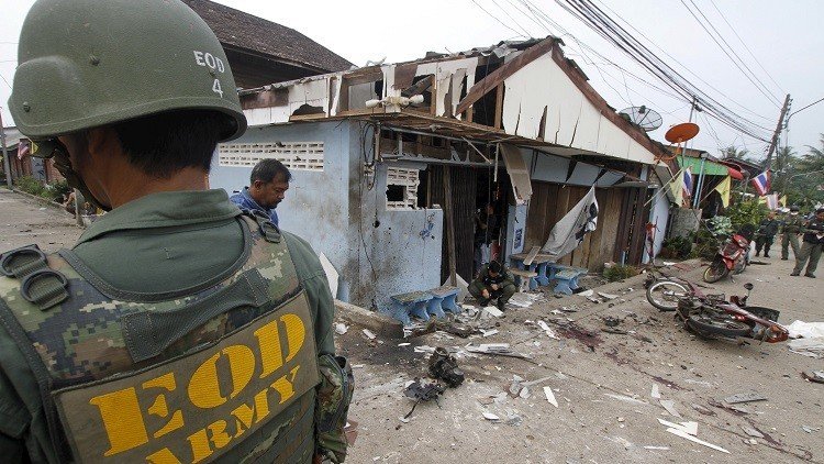 Varias explosiones sacuden zonas turísticas en Tailandia