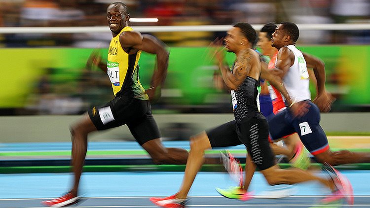 La velocidad de Usain Bolt, hecha meme