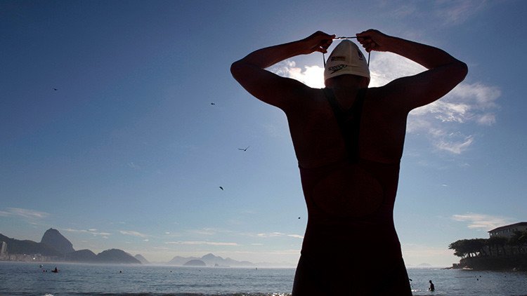 Río 2016: Se hunde la plataforma desde la cual deben salir los nadadores de aguas abiertas (foto)